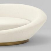 Round Upholstered Loveseat - Image 4