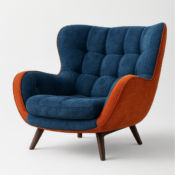 Modern Wingback Lounge Accent Chair - Image 2