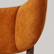 Modern Velvet Accent Loveseat Chair with Winged Backrest - Image 4