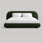 Modern Curved Headboard Bed - Image 3