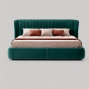 Modern Style Luxury Upholstered Platform Bed - Image 2