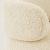 Luna Boucle Upholstered Accent Barrel Chair - Image 4