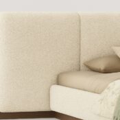 Serene Curve Elegant Upholstered Bed - Image 3