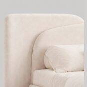 Luxe Serenity Curved Upholstered Bed - Image 4