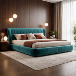 Modern Style Luxury Upholstered Platform Bed