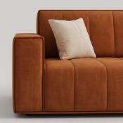 Fior 3 Seater Sofa with Vertical Tufting - Image 4