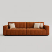 Fior 3 Seater Sofa with Vertical Tufting - Image 3