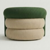 Contemporary Barrel Accent Chair - Image 3
