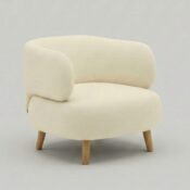 Sculpted Barrel Accent Chair - Image 2