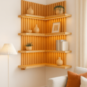 Cascading Wooden Wall decor - Image 4